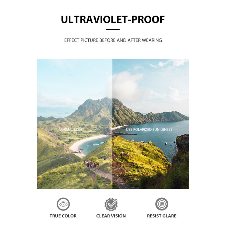 عینک آفتابی مستطیلی مورل مدل 78069C3POLARIZED