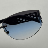 عینک آفتابی فیلیپ پلین Philip Plein مدل Luxury Shield فریم لس آبی - لنز UV400