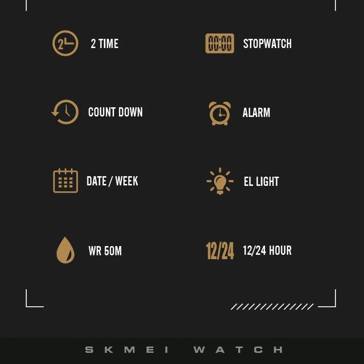 ساعت مچی دیجیتال اسکمی مدل 1988BK