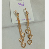 گوشواره آویز طرح طلا ysx2