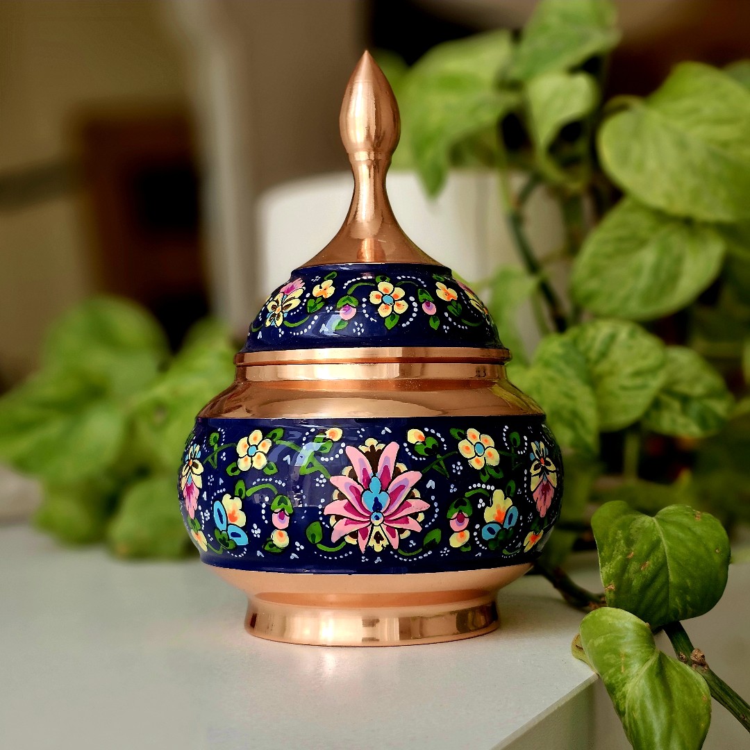 شکلات خوری مسی مدل پرداز ارتفاع 17 به همراه جعبه