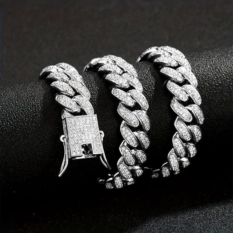 ست گردنبند و دستبند کارتیر فول نگین طرح چین فول chain در تنوع رنگ بالا درجه یک رنگ ثابت کد ki