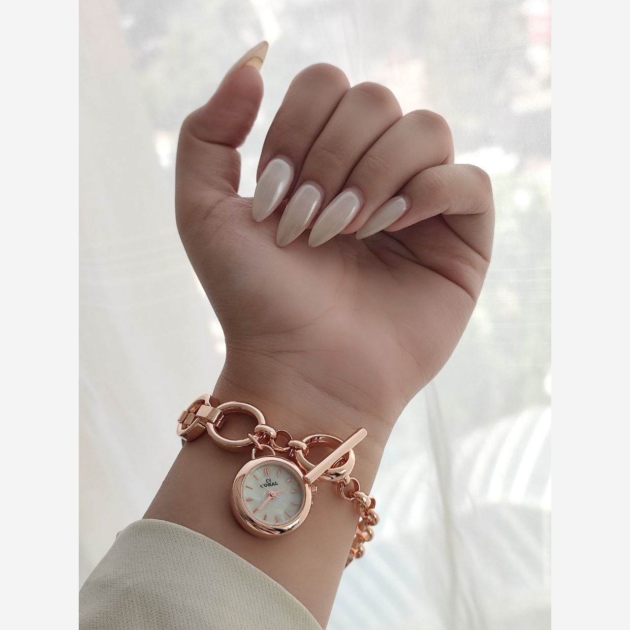 ساعت زنانه قفل تی مارک coral140016001984