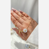 سرویس زنانه مدل گل بابونه رنگ ثابت ضد حساسیت