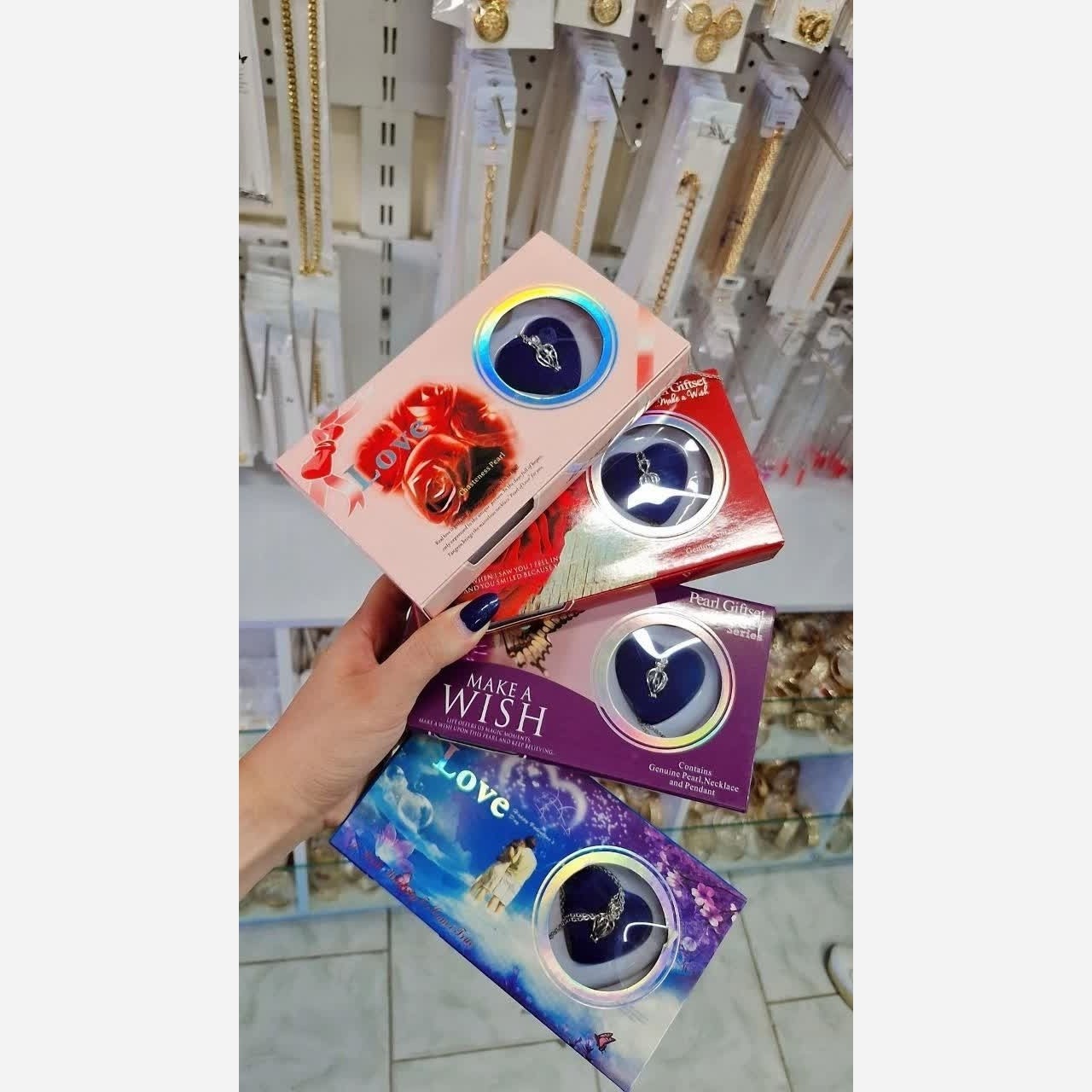 گردنبند مروارید عشق رنگ ثابت