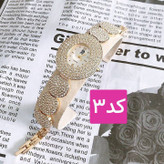 ساعت زنانه و دخترانه نگین دار مجلسی در 4 طرح