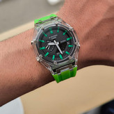 ساعت پسرانه و دخترانه اسپرت دو زمانه ضدآب پمپی با کیفیت مارکGSHOCK جیشاک در رنگ بندی مختلف