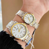 ساعت مچی زنانه و یا مردانه قیمت تک کاسیو استیل تاریخدار موتور ژاپن مارک معروف CASIO نمونه درجه یک ارسال رایگان