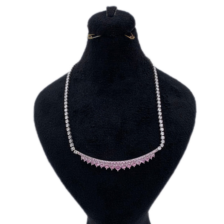 گردنبند زنانه مدل جواهری TAK02