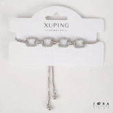 دستبند آسانسوری نقره ای ژوپینگ کد 1101902695