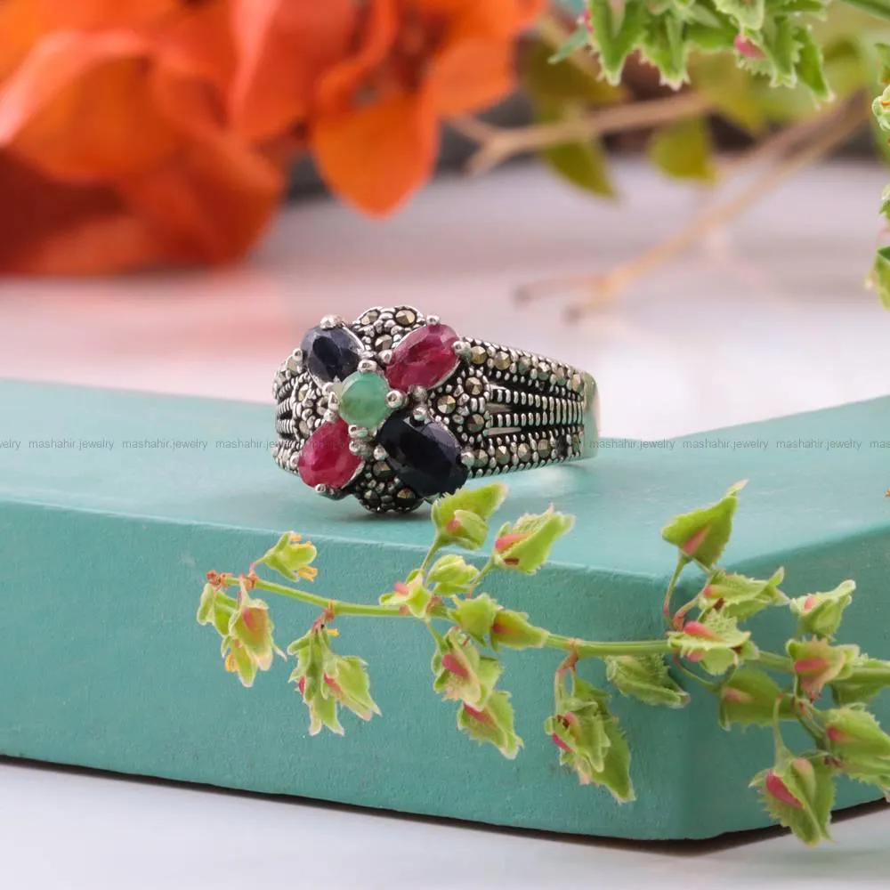 انگشتر میکس زنانه کد 187