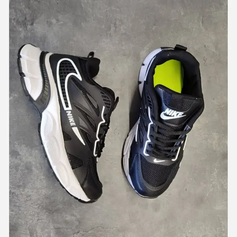 کتونی لژدار طبی زنانه مدل نایک با زیره PU و رویه کتان و پختی