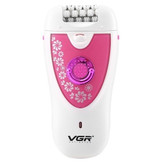 اپیلاتور 2 کاره صورت و بدن ( پک 5 عددی ) وی جی آر V-722 شارژی موکن اپیلیدی و ماشین اصلاح 722 (خرید شیور گناوه مارکت )
