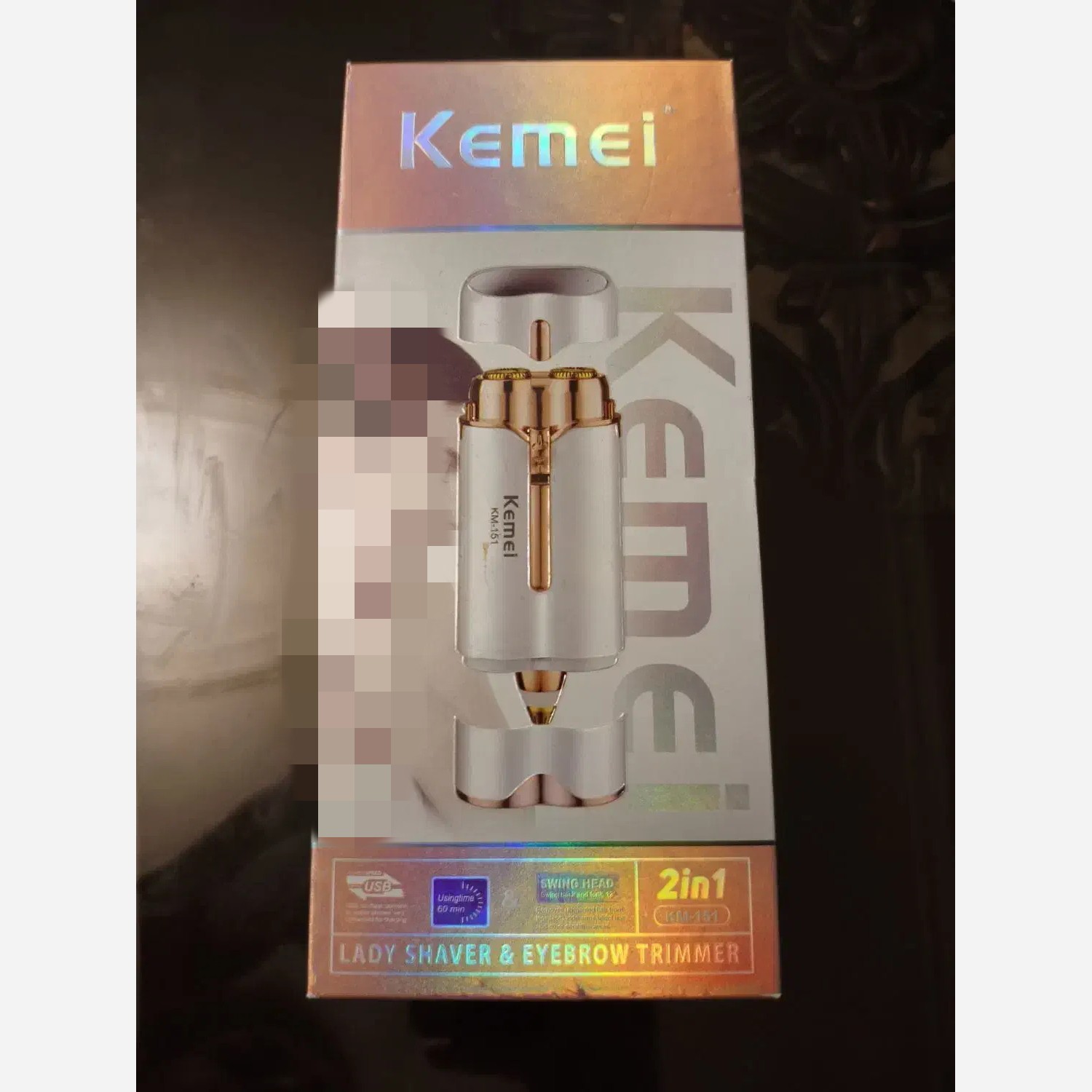 ماشین اصلاح موی بدن بانوان کیمی مدل KM-151