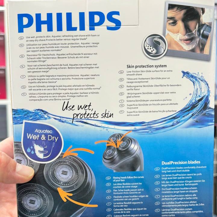 ریش تراش سه تیغ فیلیپس philips مدل AT899.