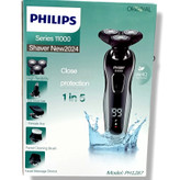 ریش تراش هوشمنده حرفه ای فلیپس PHILIPS Series 11000 PH1287 تیغ تیتانیوم باتری لیتیوم 1700 میلی امپر شناوری تیغ
