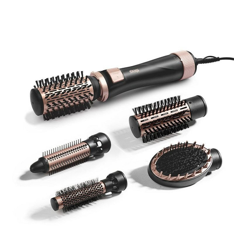 سشوار چرخشی مارک دی اس پی پنج کاره اصلی 50063 dsp و اورجینال دارای چهار کله چرخشی قابلیت استفاده برای موهای کوتاه