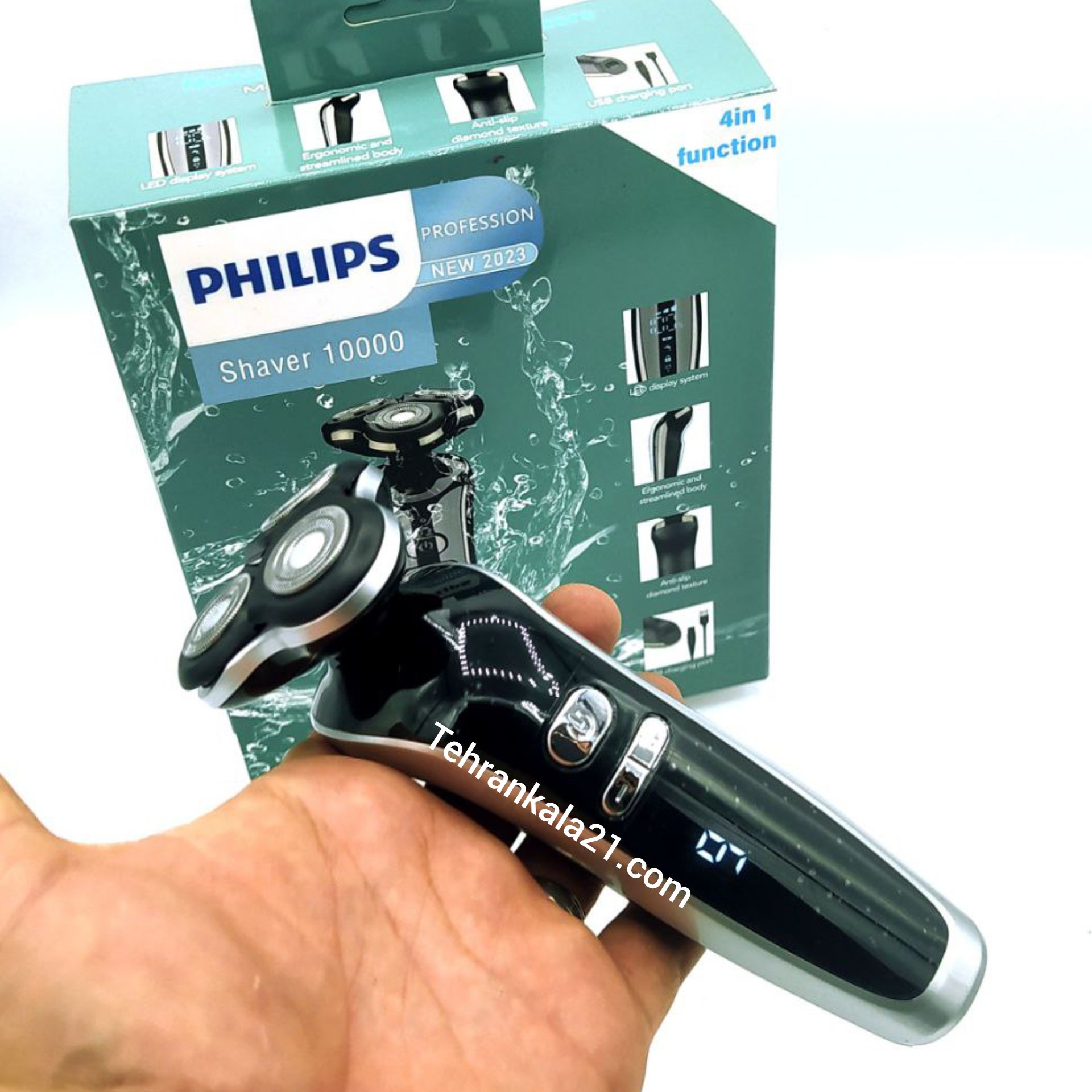 ریش تراش ضدآب 4 کاره فیلیپس سری 10000 مدل NEW 2023