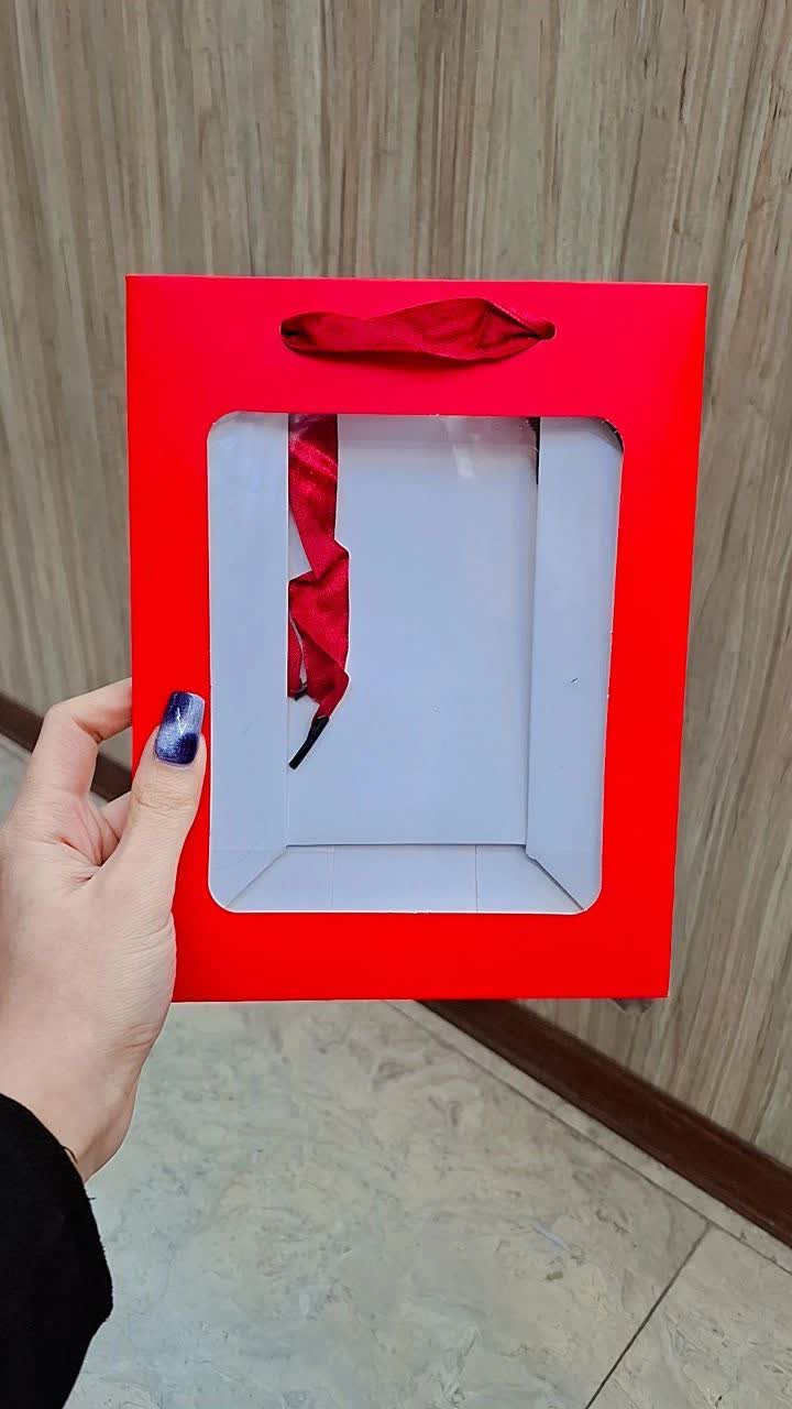 بگ رنگی شفاف کادویی