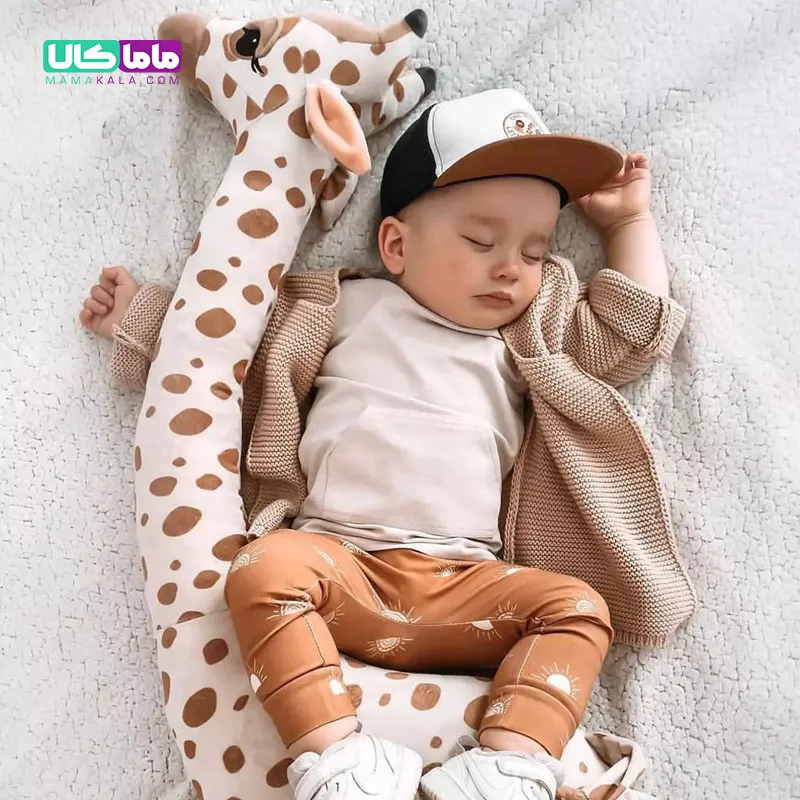 عروسک زرافه سافاری وارداتی اصل 70 سانتیمتری