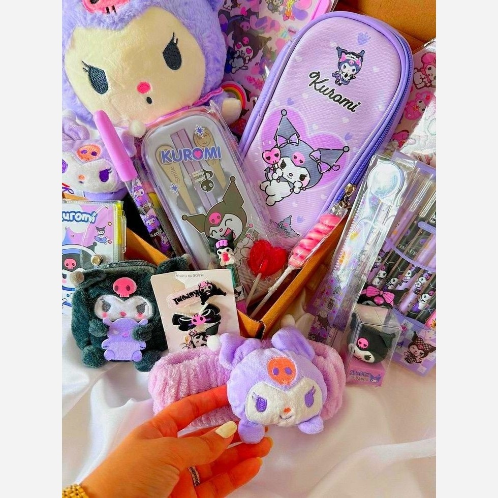 پک هدیه 10 عددی سانریو کرومی ملودی سینامورول پوم پوم پورین پوچاکو فانتزی کیوت مناسب کادو هدیه تولد