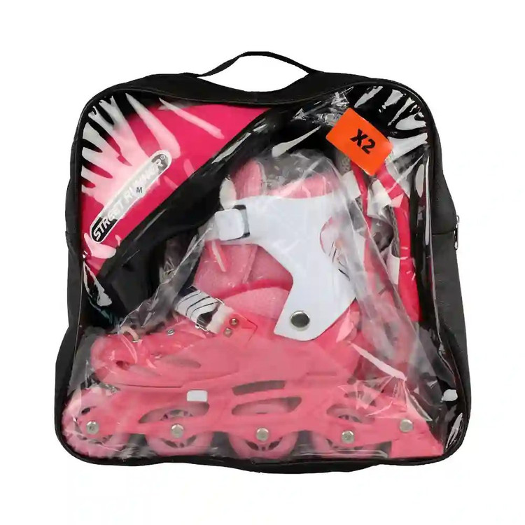 اسکیت کفشی رویه هارد x2 در سه رنگ قرمز صورتی و آبی