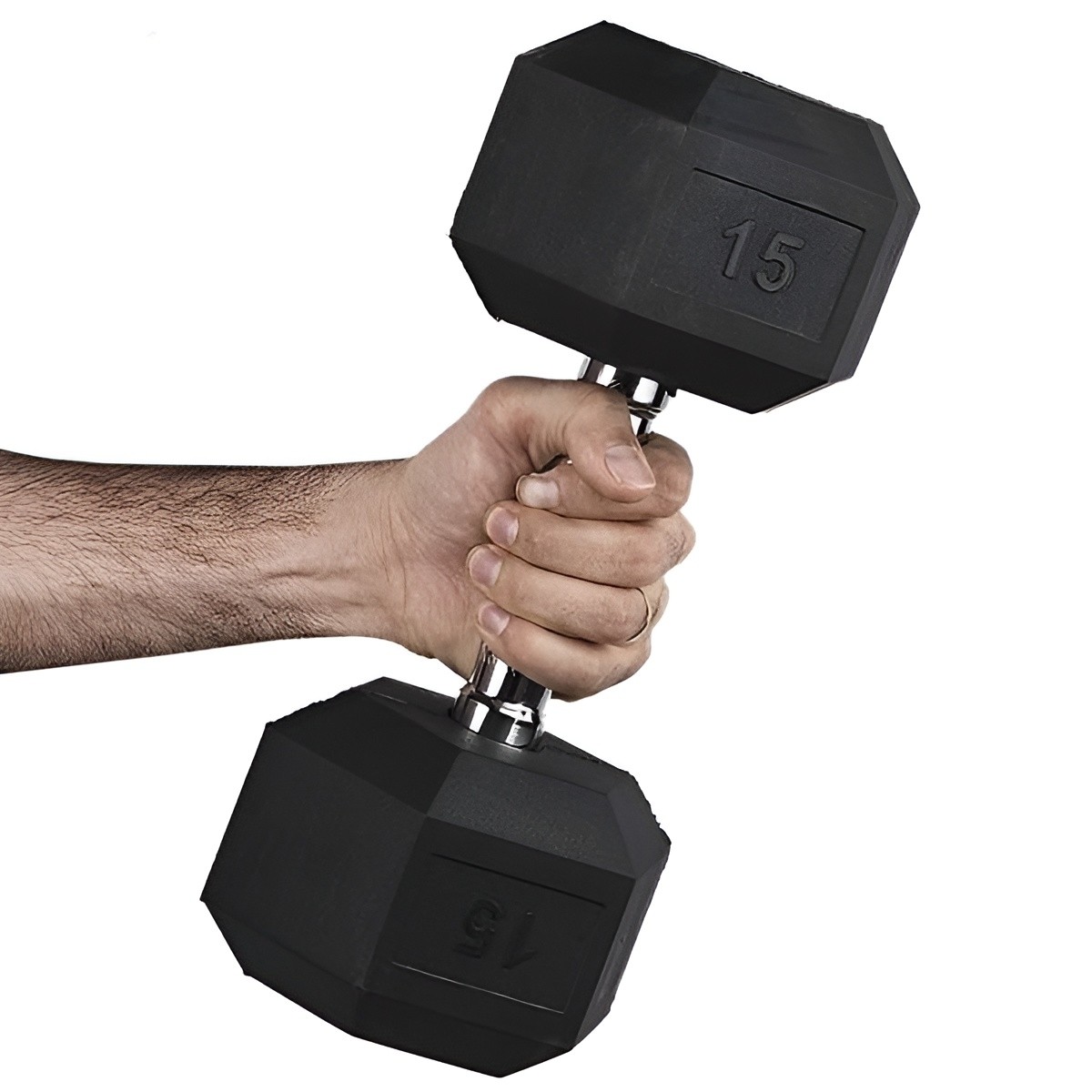 دمبل شش ضلعی 1 تا 50 کیلو جفتی فلزی اعلا (خرید قسطی و پس کرایه)