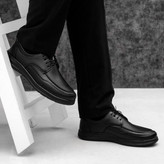 کفش مردانه رسمی بندی مدل پاریس رنگ مشکی پرفرووش