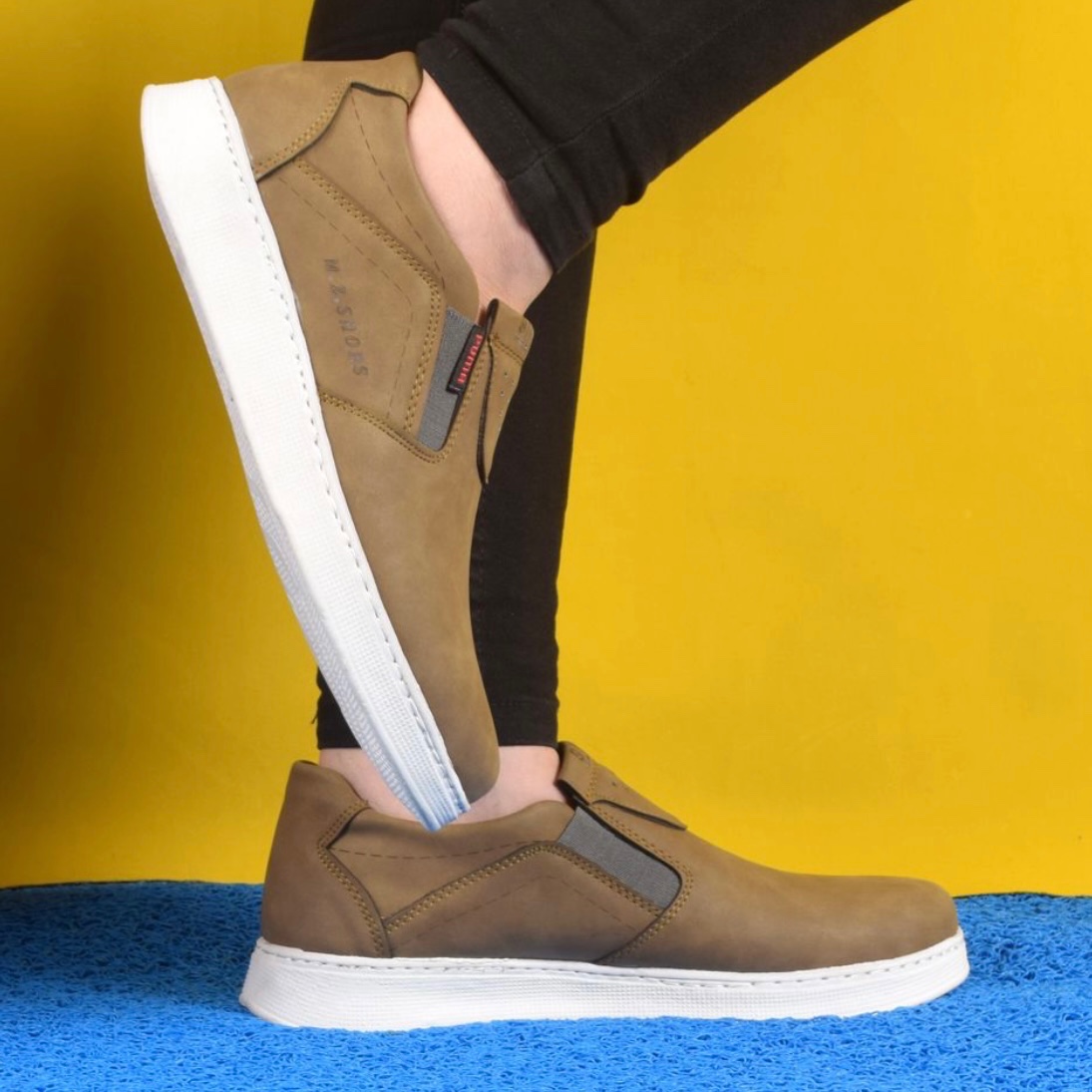 کفش اسپرت مردانه کشی مدل شهاب رنگ سدری پرفرووش