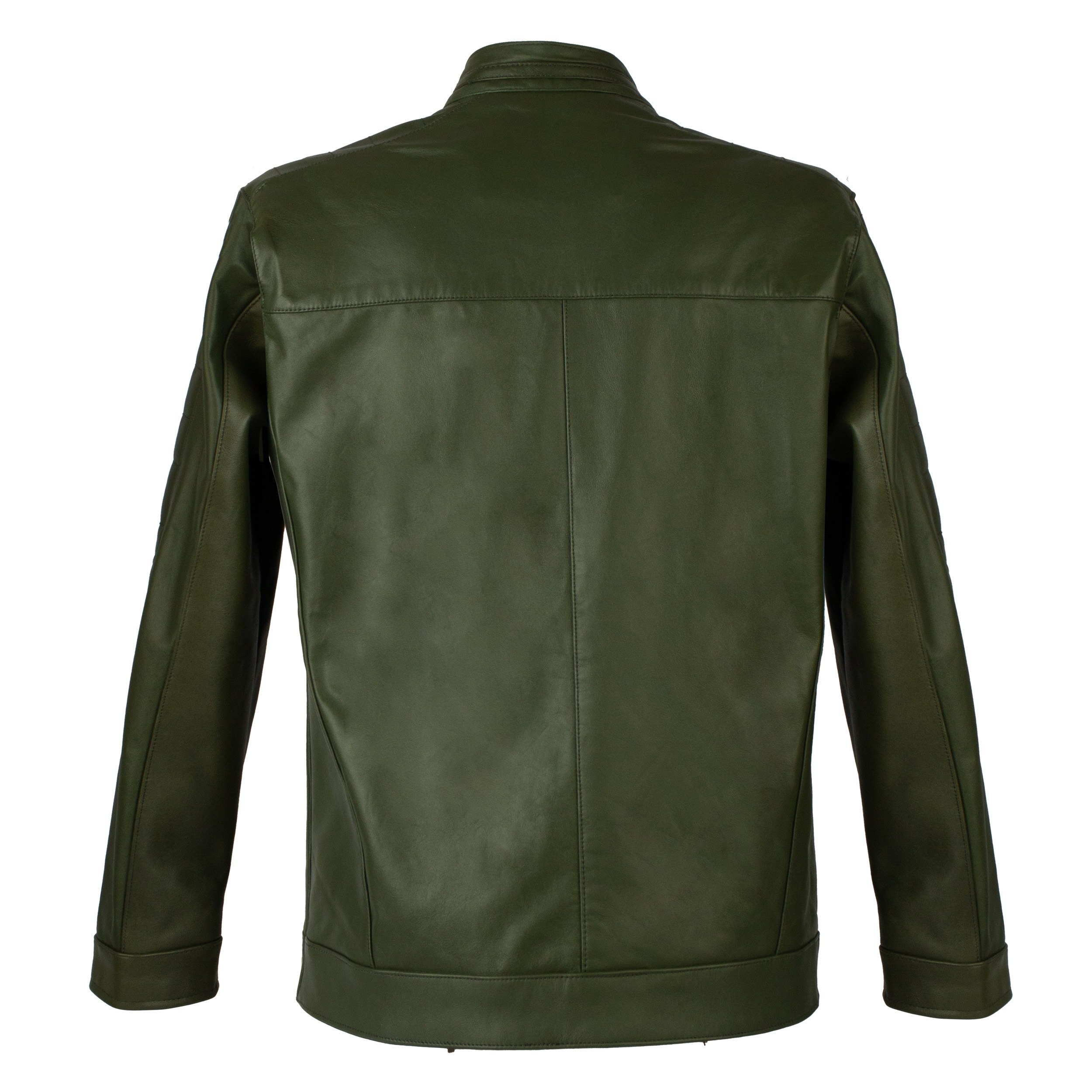 کاپشن چرم طبیعی اصل گوسفندی مردانه مدل طرح دار1