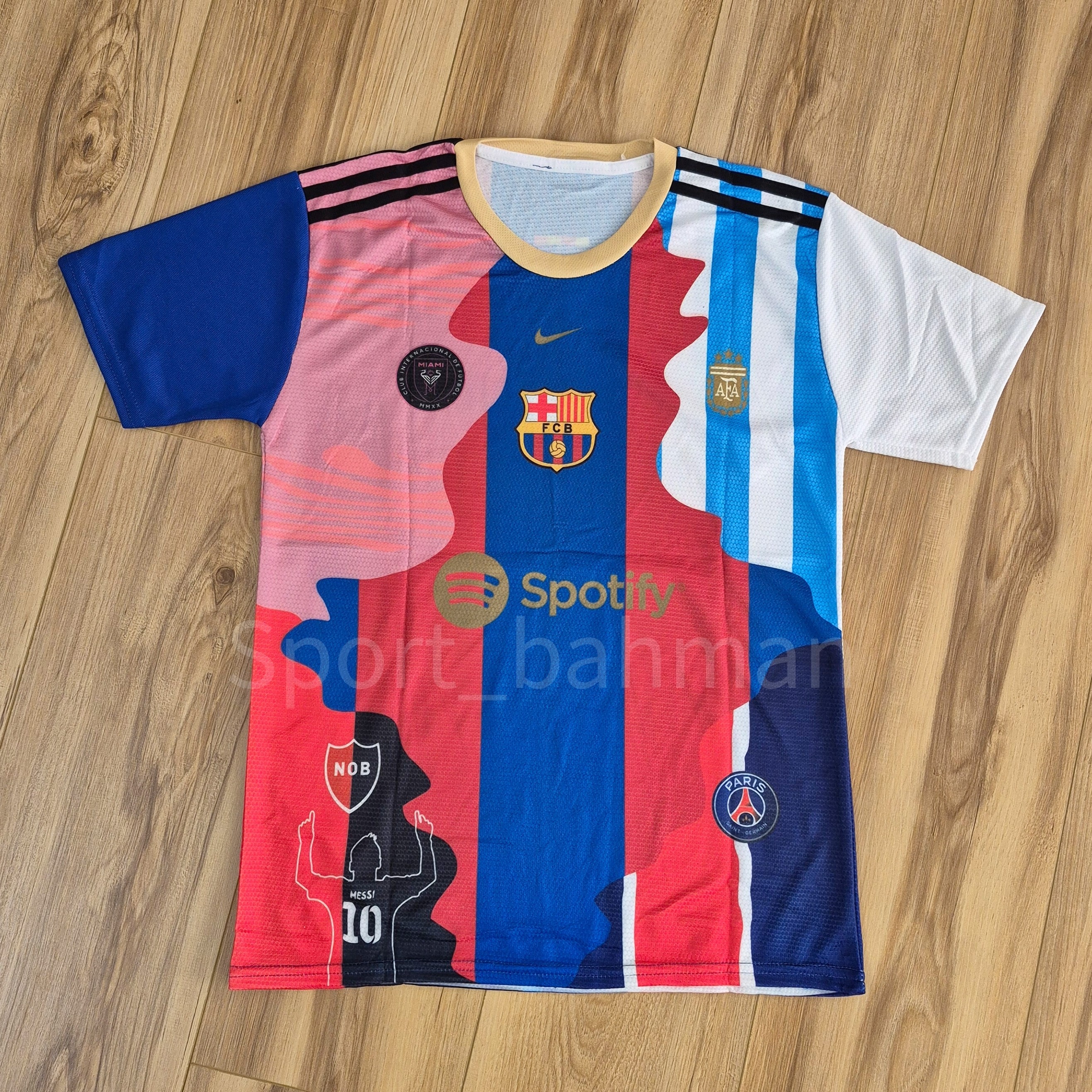 لباس ورزشی مسی طرح منتخب
