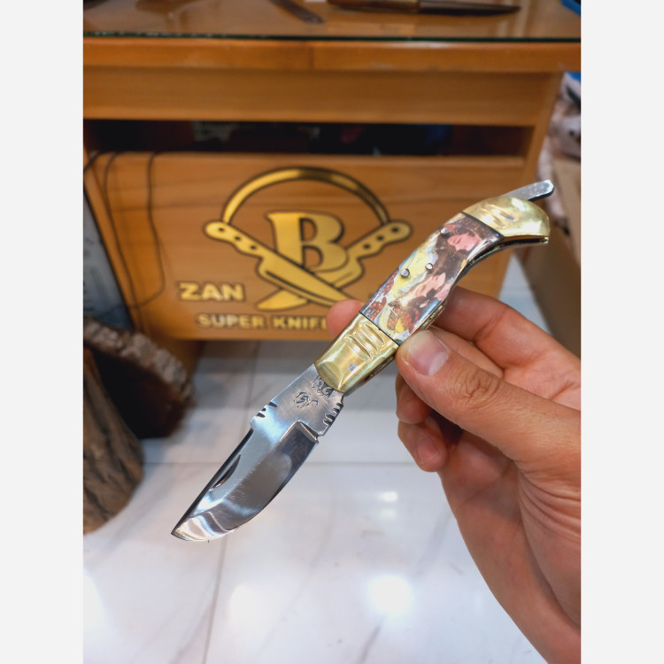 چاقو 6 دنده فولاد رشیدنیا زنجان