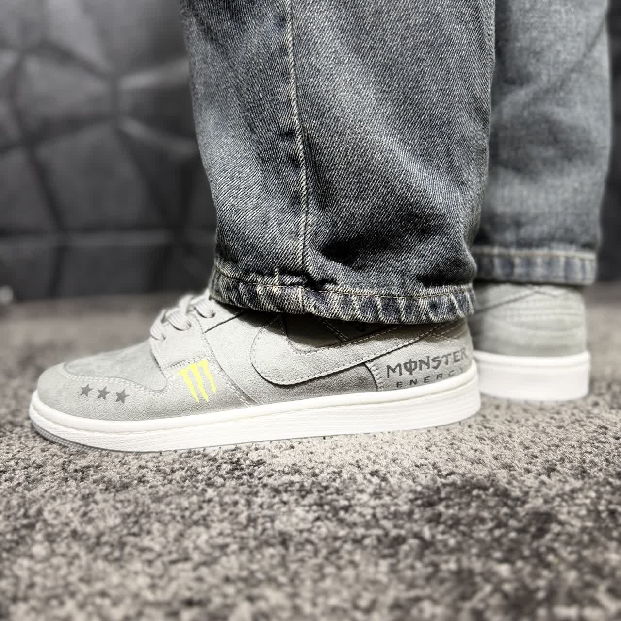کتونی نایک اس بی مانستر طوسی روشن (Nike Sb) monster