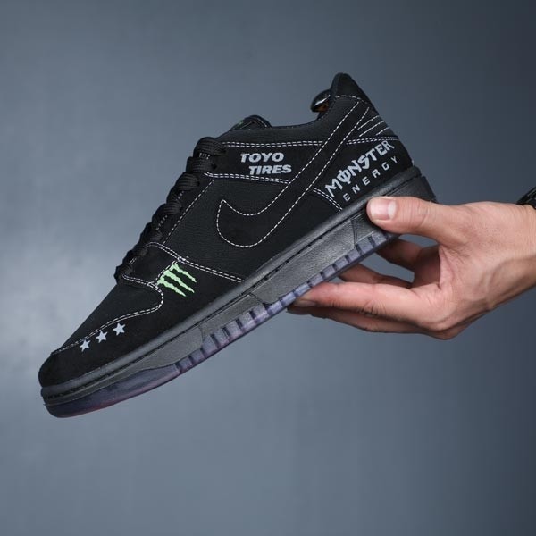 کتونی نایک اس بی مانستر مشکی کف مشکی - monster(Nike sb)