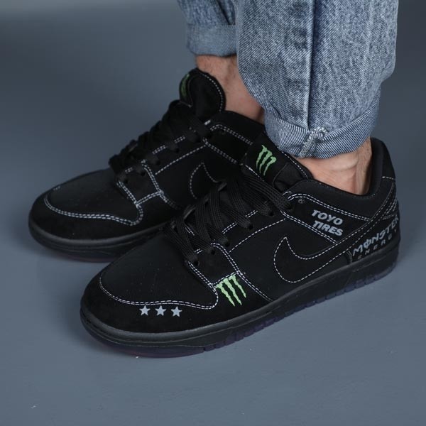 کتونی نایک اس بی مانستر مشکی کف مشکی - monster(Nike sb)