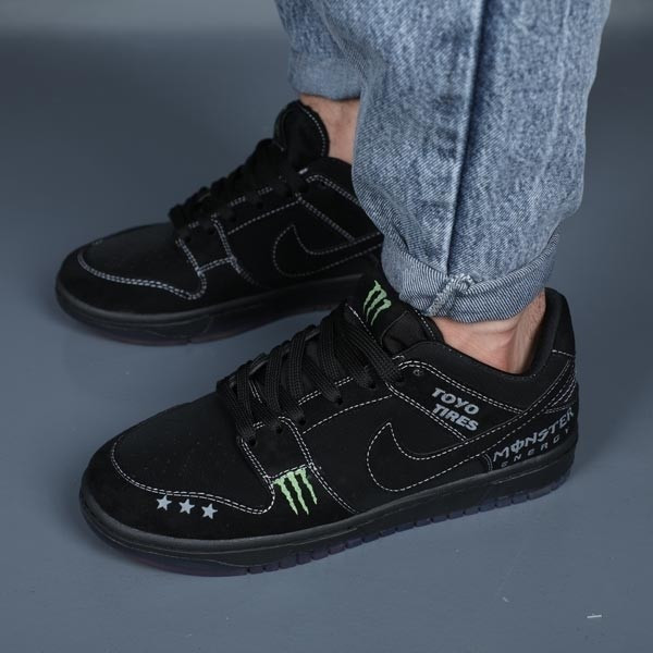 کتونی نایک اس بی مانستر مشکی کف مشکی - monster(Nike sb)