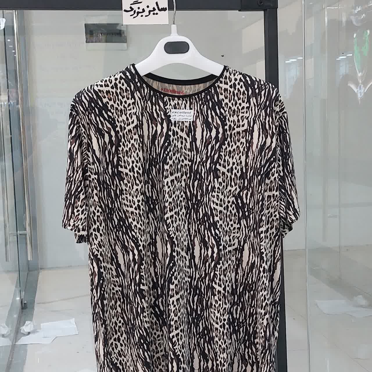 تیشرت سایز بزرگ 6 ایکس لارج مناسب سایز 52 تا60