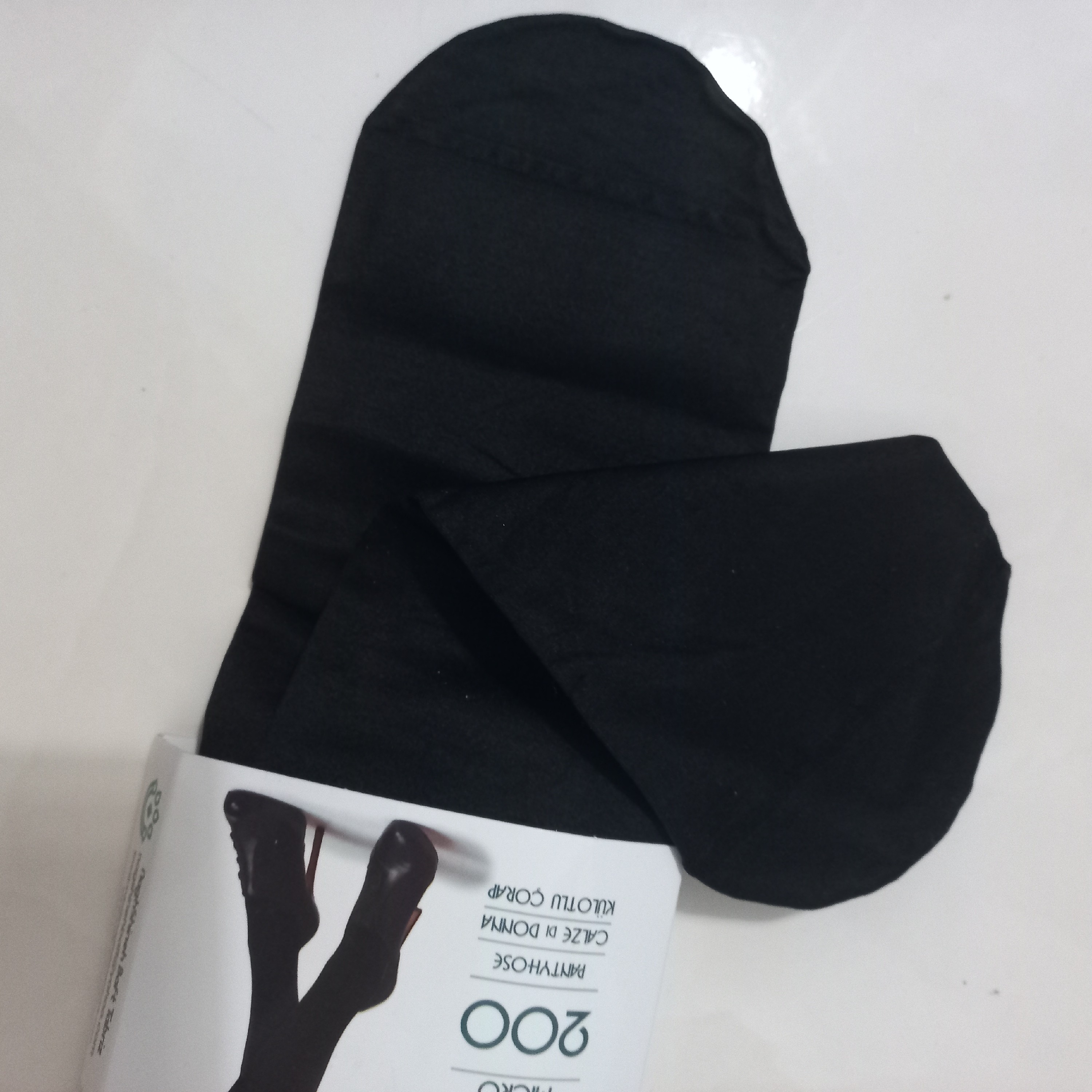 جوراب شلواری مشکی ضخیم تراکم 200 سایز متوسط مناسب 36 تا44