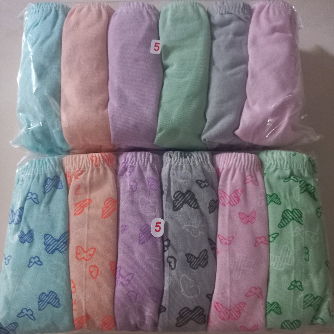 شورت زنانه نخی پک 6 عددی 5XXXXXL سایز 50 تا 60