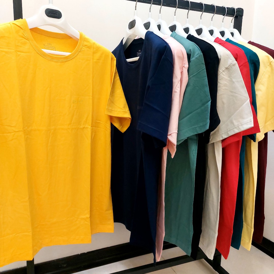 تیشرت مردانه نخ پنبه در 5 سایز متنوعL.XL.2XL.3XL.4XL
