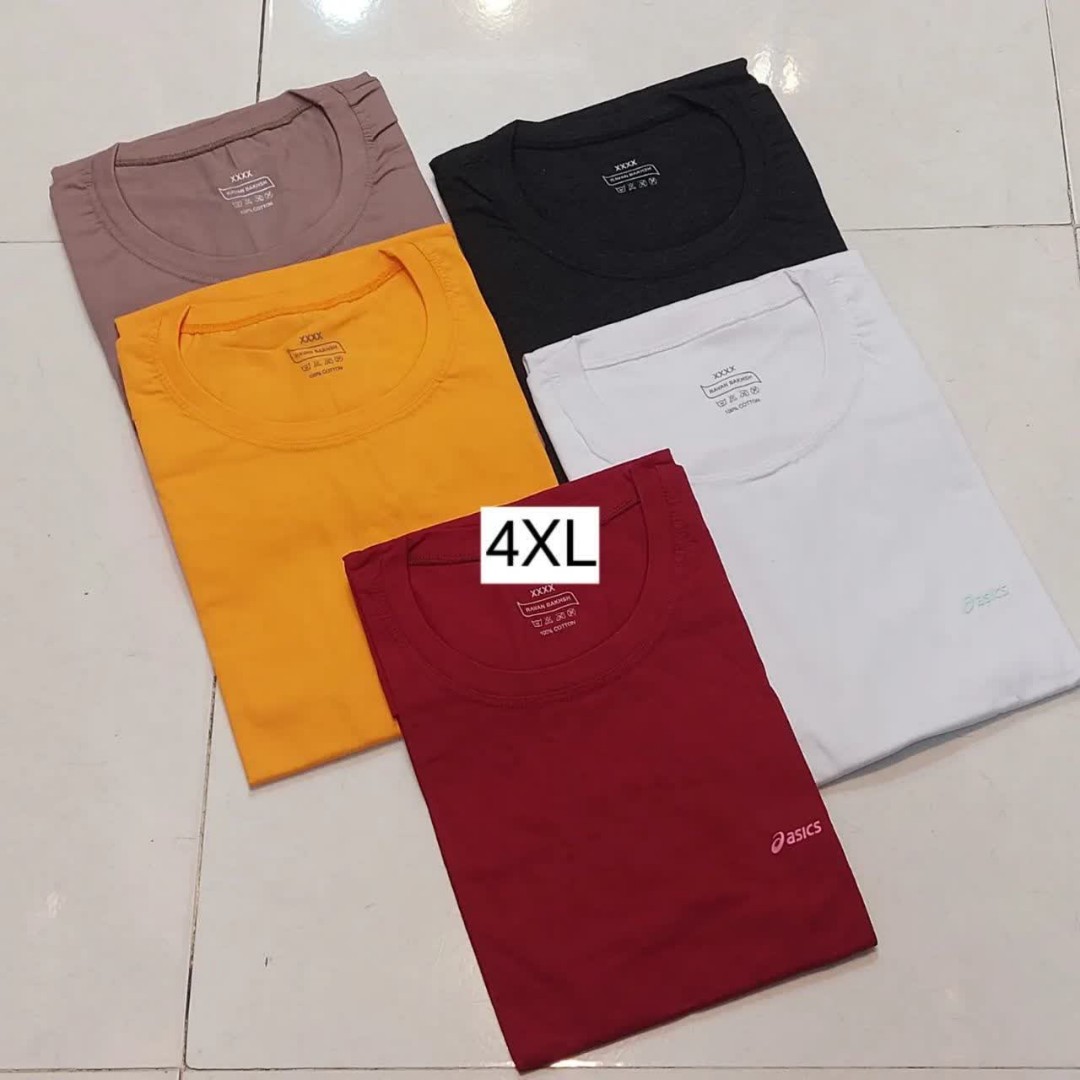 تیشرت مردانه نخ پنبه در 5 سایز متنوعL.XL.2XL.3XL.4XL