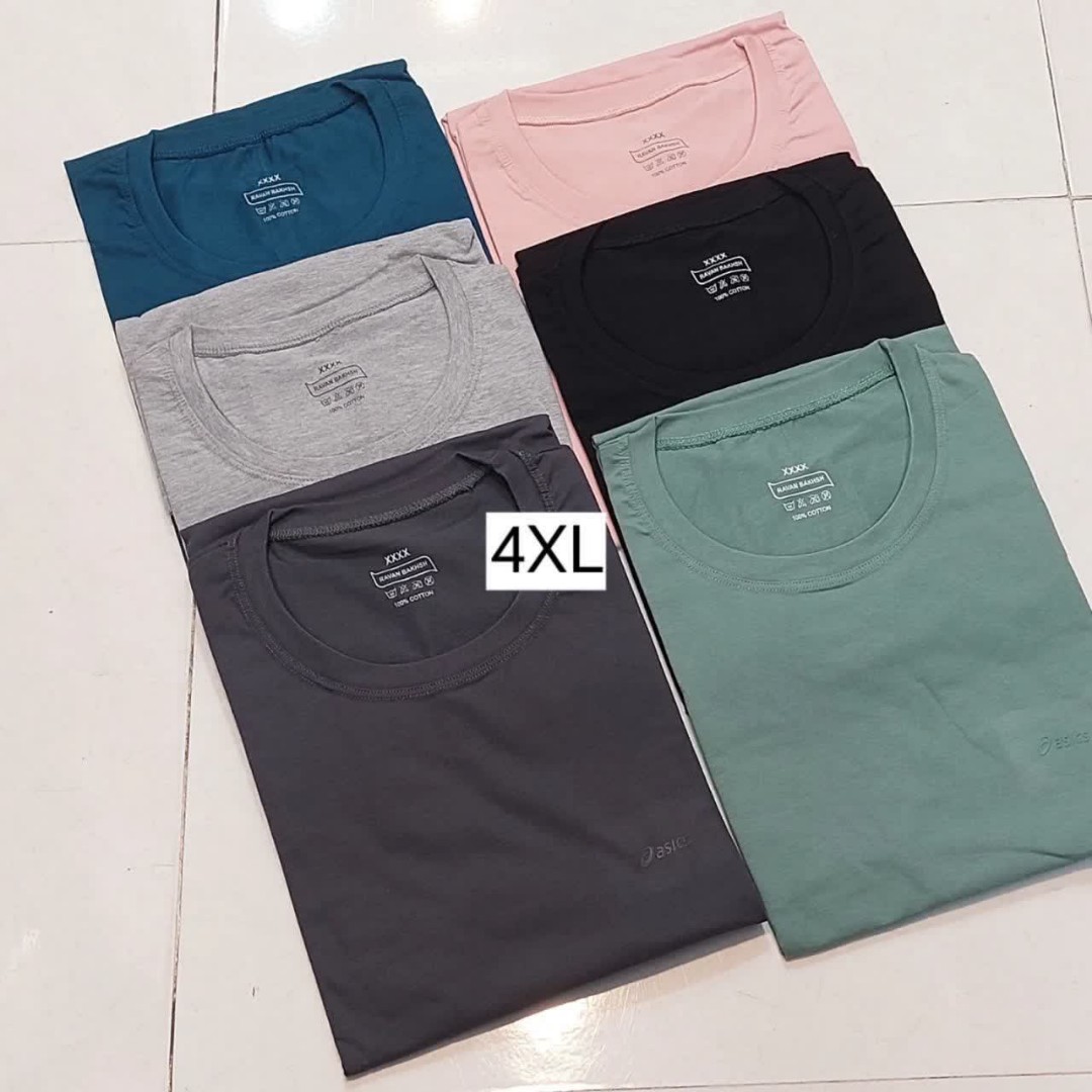 تیشرت مردانه نخ پنبه در 5 سایز متنوعL.XL.2XL.3XL.4XL
