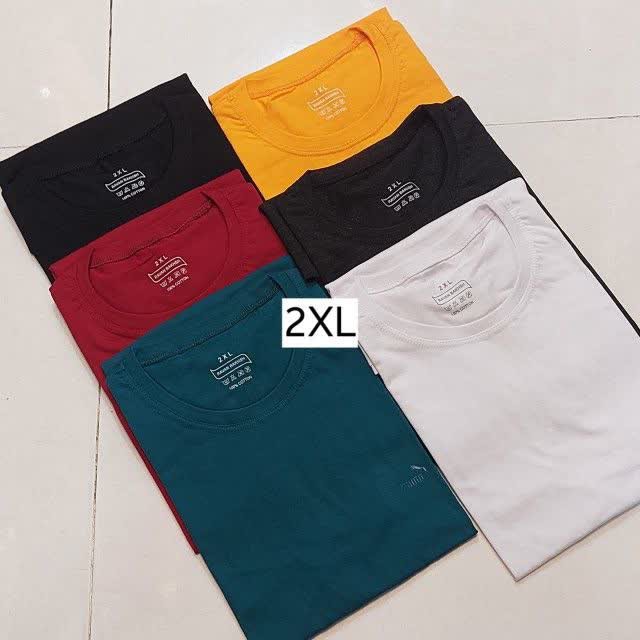تیشرت مردانه نخ پنبه در 5 سایز متنوعL.XL.2XL.3XL.4XL