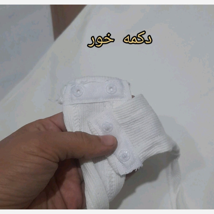 بادی زنانه ودخترانه یقه اسکی کبریتی نخ پنبه کشی