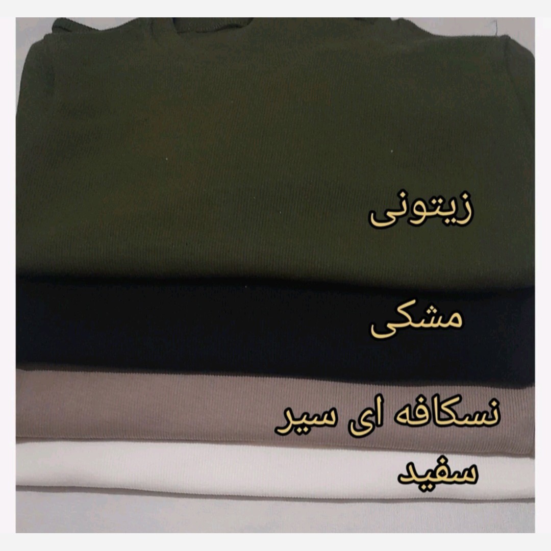 بادی زنانه ودخترانه یقه اسکی کبریتی نخ پنبه کشی