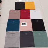تیشرت مردانه روانبخش نخ پنبه .سایز4XL عرض 65