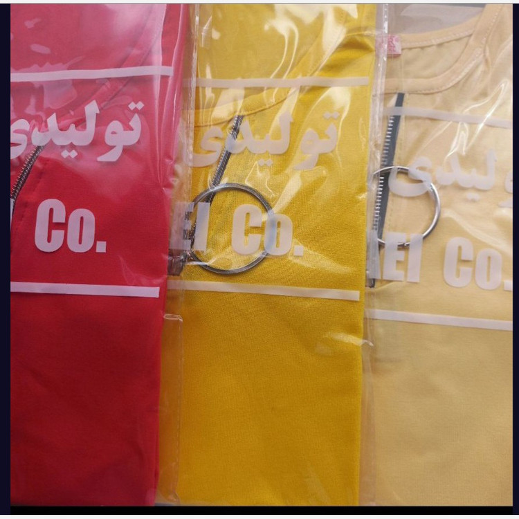 زیر مانتویی زیپ دارمناسب سایز 48 تا 56ویسکوز صد درصد نخ