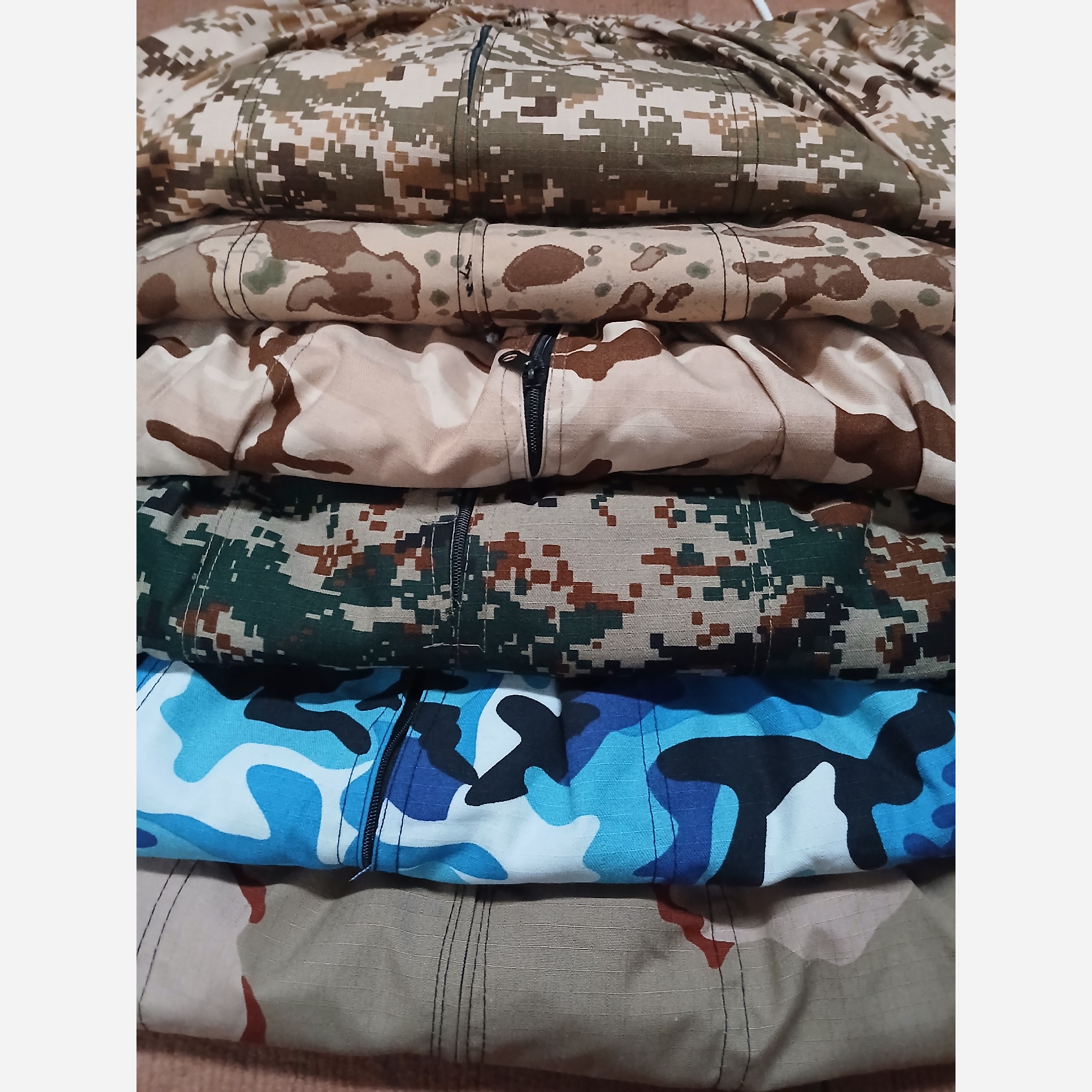 شلوار کردی مردانه طرح ارتشی دو جیب