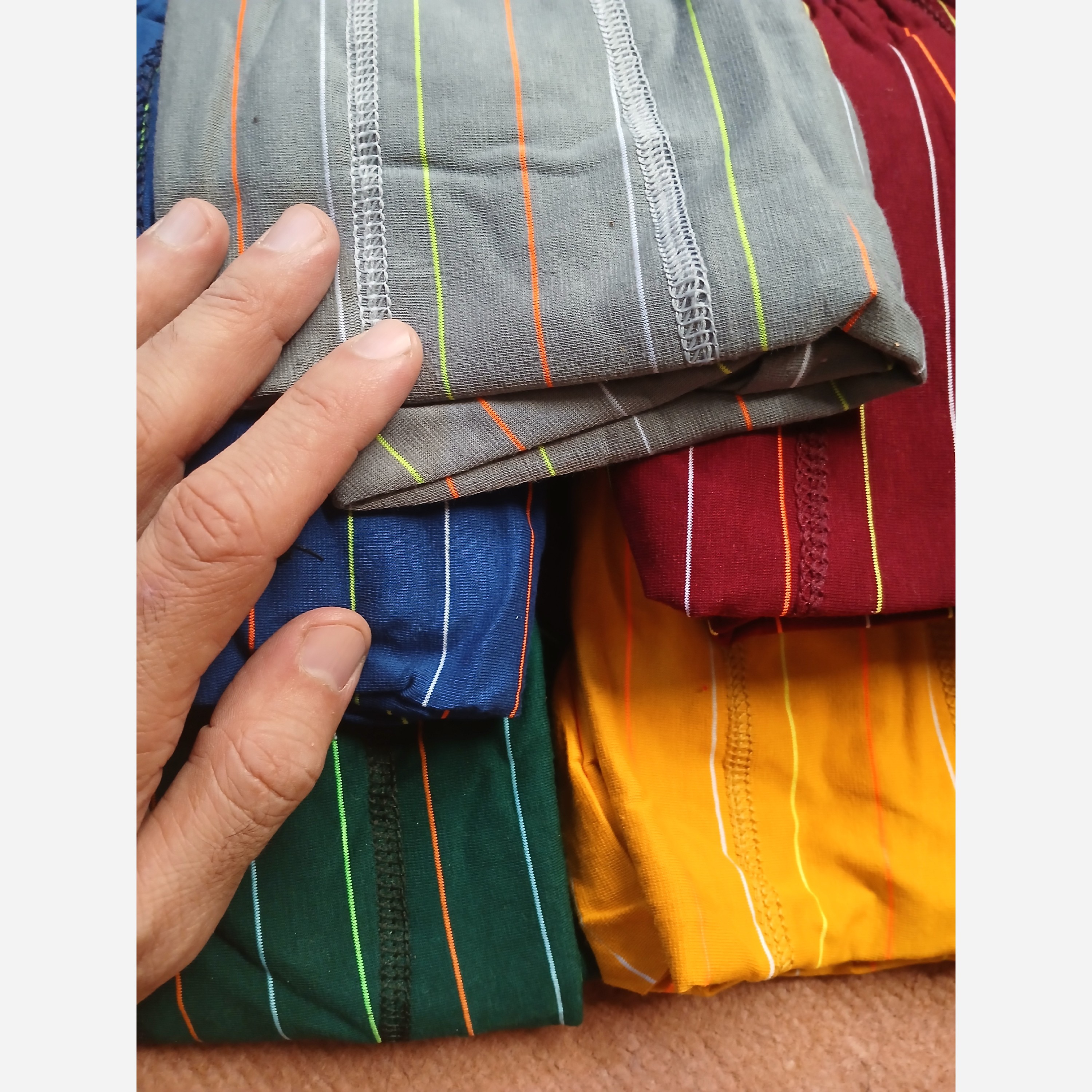 شورت پادار نخی راه راهی L xl 2xl 3xl