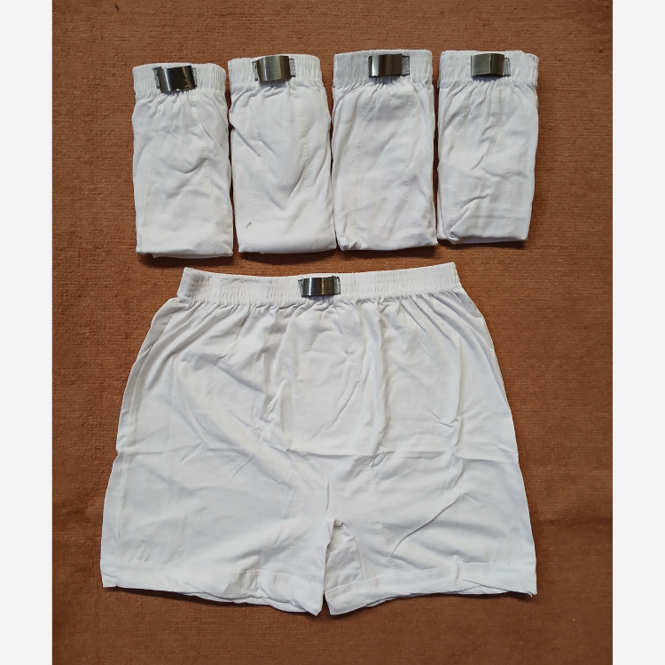 شورت پادار مردانه سفید L xl xxl xxxl